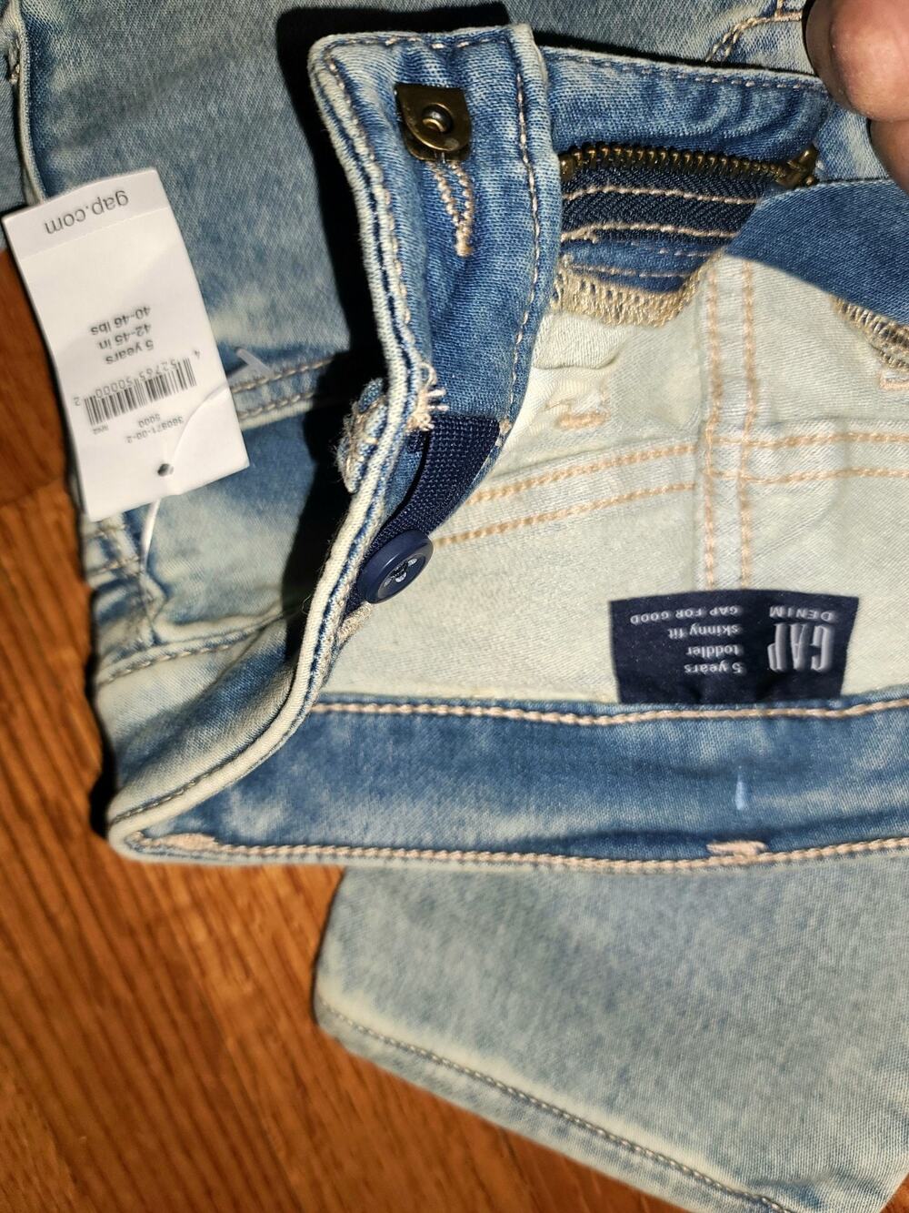 Baby Gap Girls Skinny Fit Jeans 5T Blue Denim Pants Toddler Skinny Fit NWT